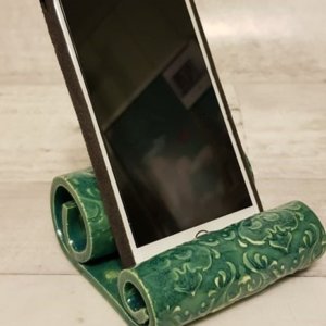 Ceramiczny stojak na telefon / Podstawka model Wiktoriański
