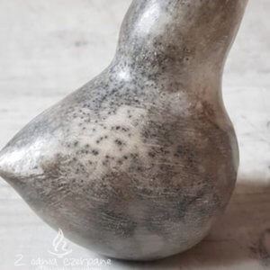 Ptaszek ceramiczny – figurka Kamienny ptak